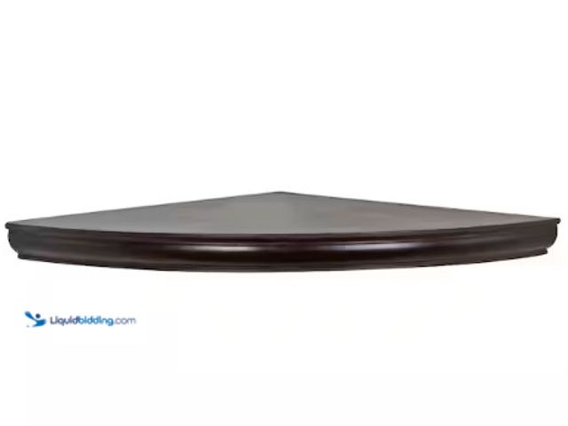 Lot 49-3631479 - Home Decorators Collection 18"x18" Espresso Corner Shelf, Model # 9085610, Unused.   Ref#PA0804