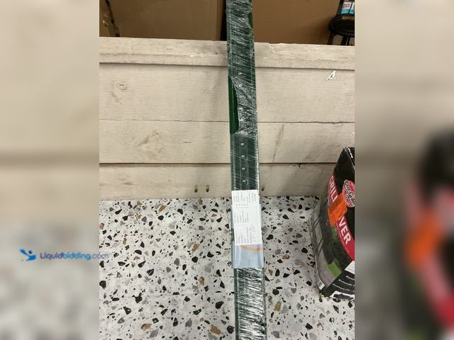 Lot 49-5489171 - QTY 2 - 8ft Sign post. Green. Unused.