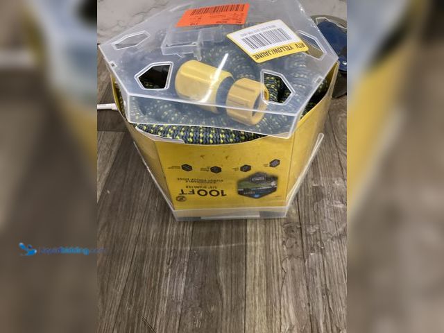 Lot 49-5407577 - Hydrotech 5/8 in. Dia x 100 ft. Expandable Garden Water Hose. Model # 8991. Slightly Used