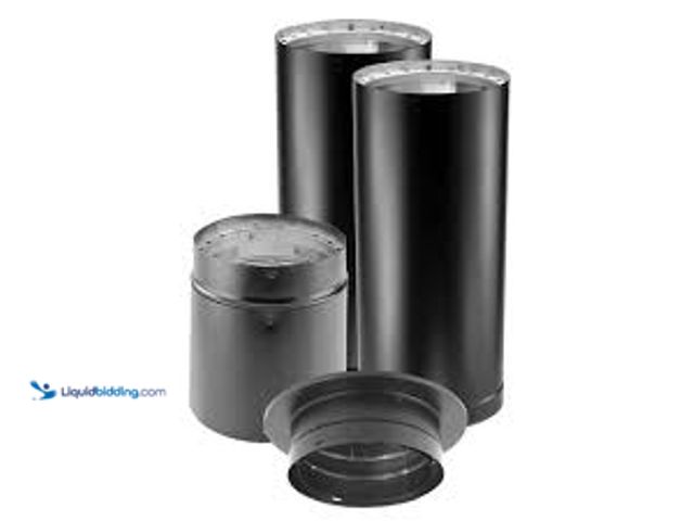 Lot 49-3539215 - DuraVent Model DVL Double Wall Stove Pipe 6in. Diameter Connector Kit, Close Clearance. Model # 6DVL...