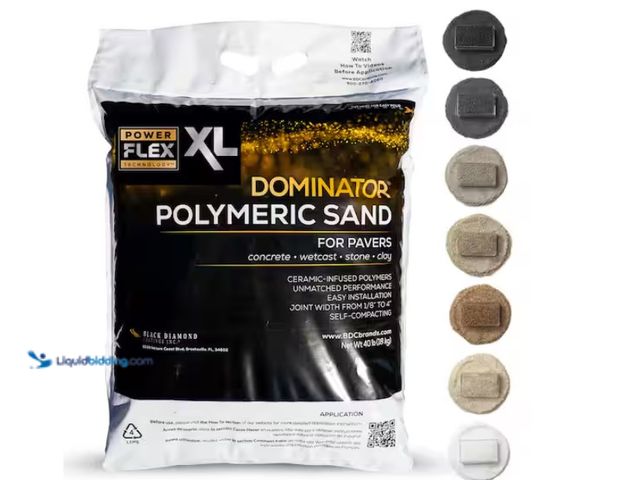Lot 49-1622648 - 40 lbs. XL Polymeric Sand Titanium Gray, Model # DPSXL40TG, Unused  Ref#SR0708