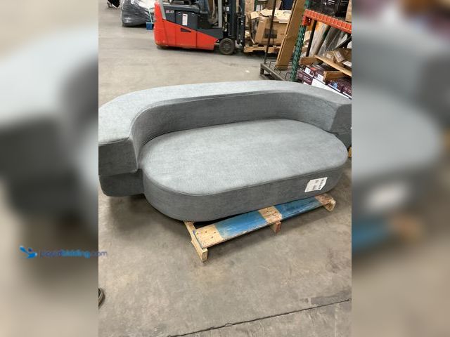 Lot 49-5477880 - Grey Boneless Sofa Used