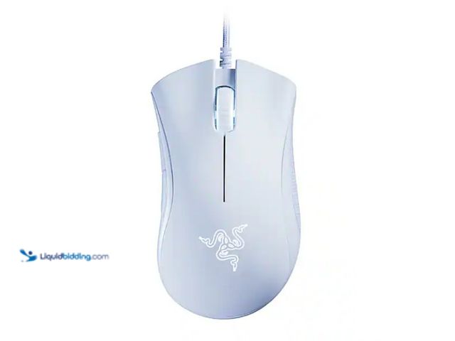 Lot 49-5484608 - Razer - DeathAdder Essential Wired Optical Gaming Mouse - Wired - White (2pack) New