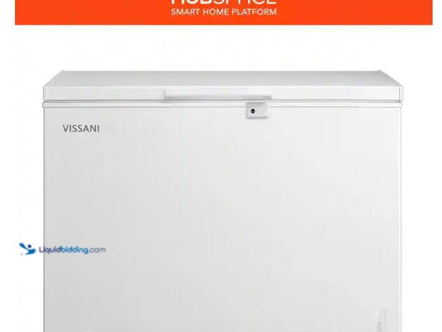 Lot 49-1576941 - Vissani 8.8 cu. ft. Manual Defrost Convertible Garage Ready Chest Freezer in White, Powered by Hub s...