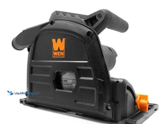 Lot 49-2004643 - WEN 10-Amp 6.5-Inch Plunge Cut Sidewinder Circular Track Saw, Model #CT1065, Unused, Powers on.  Ref...