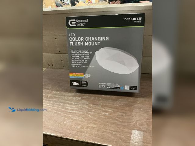 Lot 49-5464113 - Commercial Electric 16in Diamond Shape Entryway LED Flush Mount Ceiling Light New