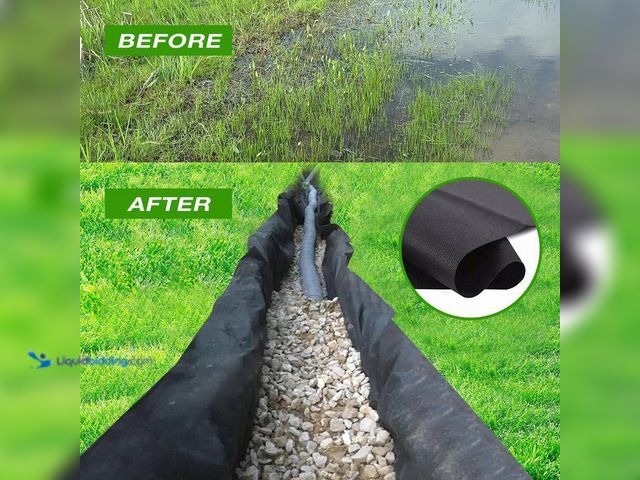 Lot 49-5543596 - QTY 24 - Agfabric
Weed barrier 3 ft. x 5 ft. 2.3 oz. Non Woven Fabric for Landscaping, French Drain...