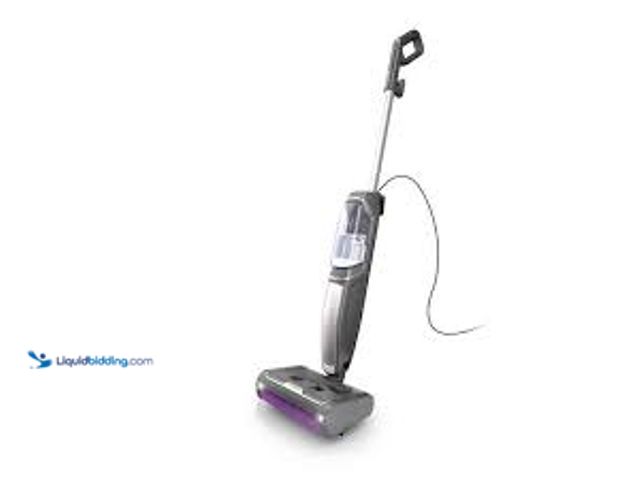 Lot 49-5489149 - Shark Steam Pickup 3-in-1 Corded Steam Mop for Hardwood, Tile, Stone and Laminate in Black with Stor...