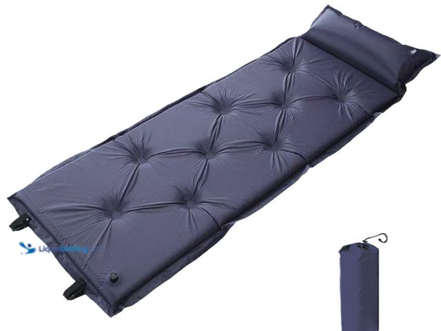 Lot 49-1519154 - (3) Self Inflating Foam Sleeping mats for Camping with Built-in Pillow, Memory Foam Camping mat, Cam...