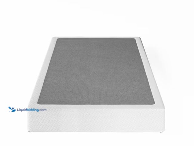 Lot 49-2000390 - HOMZENE 5 in. H Twin Size Box Spring with Metal Structure, Mattress Foundation with Frabric Cover, H...