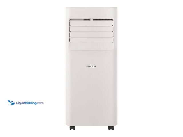 Lot 49-3616888 - Vissani 5,000 BTU 115-Volt 3-in-1 Portable Air Conditioner Unit (Cools 150sq/ft) with Dehumidifier a...