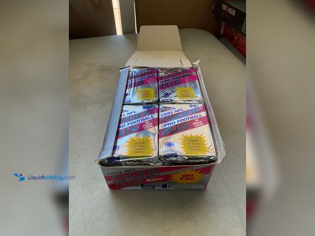 Lot 49-5515531 - Other 1991 NFL PACIFIC PRO FOOTBALL PUS WAX PACK BOX OF 36 PACKS ALL SEALED