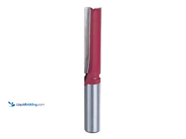 Lot 49-3631544 - DIABLO 1/2 in. x 2 in. Carbide Straight Router Bit, Model # DR12128, Slightly used.   Ref#PA0804