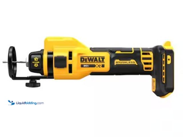 Lot 49-2022816 - DEWALT XR 20V Lithium-Ion Cordless Rotary Drywall Cut-Out Tool (Tool Only), Model # DCE555B, MSRP $1...
