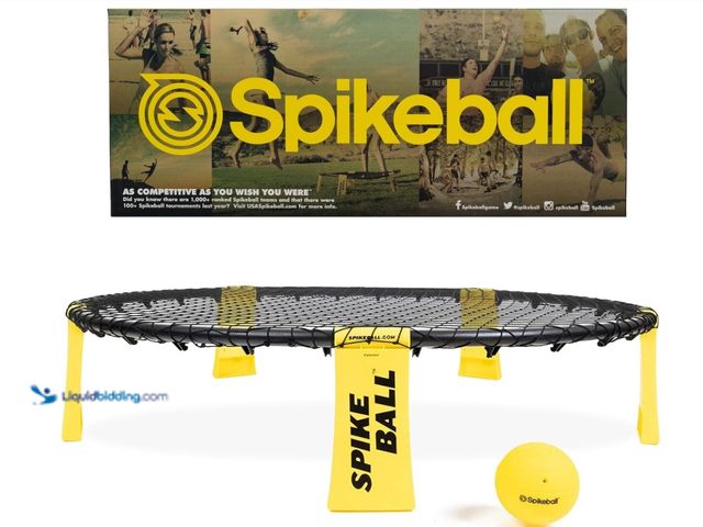 Lot 49-1516803 - Spikeball The Original Kit 1-Ball Game Set - Outdoor, Yard & Camping Games - Includes Ball, Net, Dra...