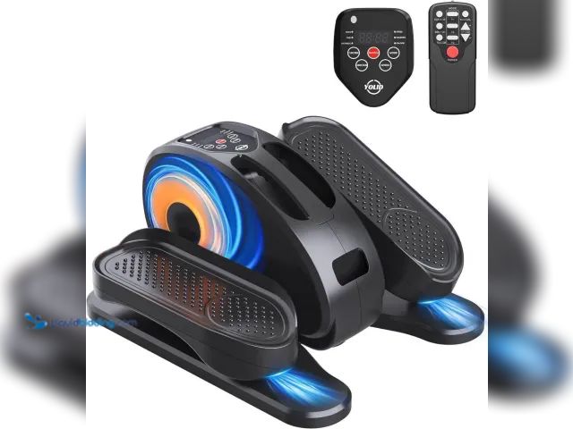 Lot 49-3472693 - 2025 New Under Desk Elliptical Machine, Portable Seated Pedal Exercise Machine for Seniors, Mini Ell...