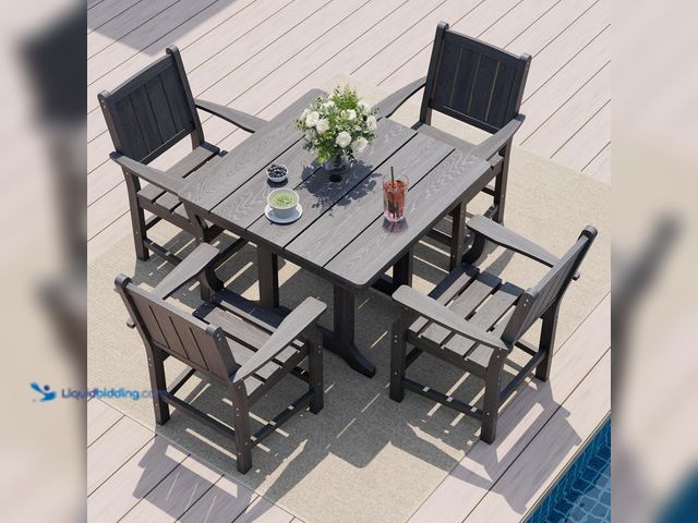 Lot 49-5406107 - (2) Pamapic Outdoor Patio chairs, Gray, Unused.