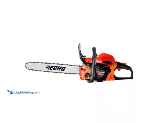 Lot 49-1566643 - ECHO 14 in. 34.4 cc Gas 2-Stroke Rear Handle Chainsaw with Automatic Chain Oiler, Model # CS-3410-14...