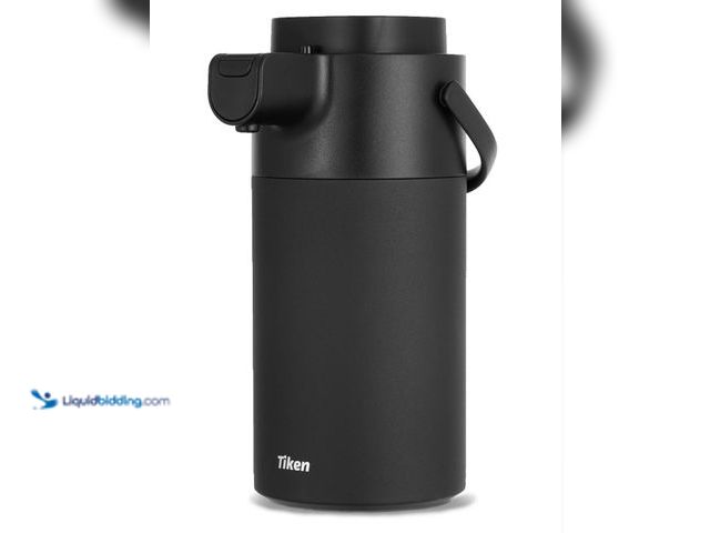 Lot 49-1575685 - Tiken Air pot Coffee Dispenser with Pump - Coffee Carafes for Keeping Hot - Beverage Dispenser - 135...