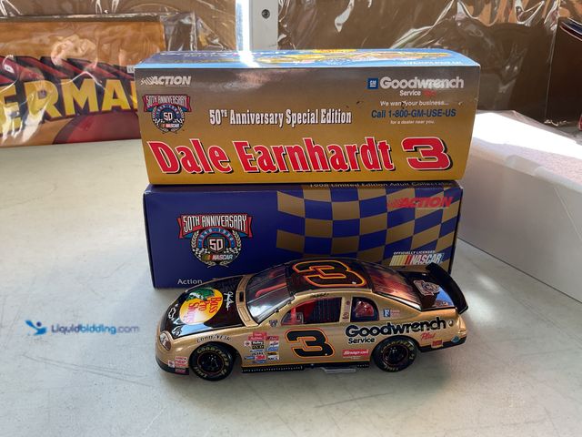 Lot 49-1830555 - COLLECTIBLE ACTION RACING NASCAR #3 DALE EARNHARDT BASS PRO SHOPS 1/24 SCALE DIECAST CAR IN ORIGINAL...