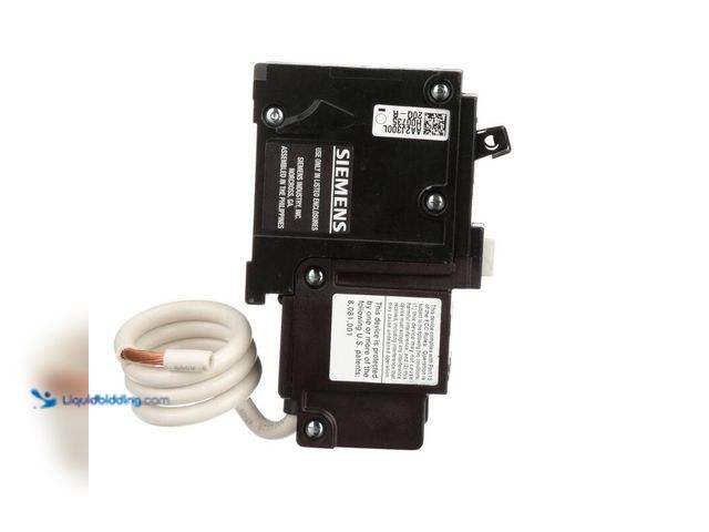 Lot 49-5406351 - Siemens 25 Amp 2 Pole Type QPF GFCI Circuit Breaker, Model # QF225AP, Unused.