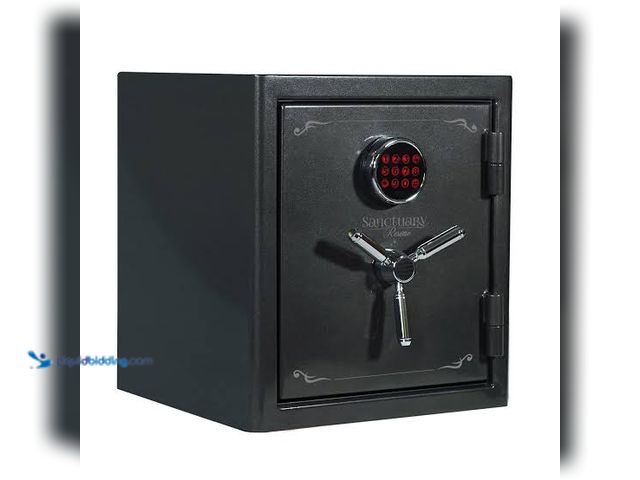 Lot 49-5580838 - QTY 2 - PARTS AND REPAIR - Sanctuary Executive Fire and Waterproof Safe. PARTS AND REPAIR . NO attac...