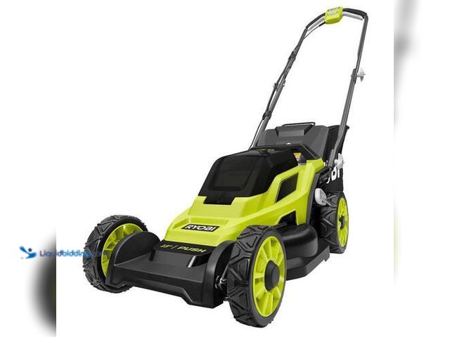 Lot 49-5475694 - RYOBI ONE+ 18V 13 in. Cordless Battery Walk Behind Push Lawn Mower (Tool Only). Model # P1108BTL. Us...