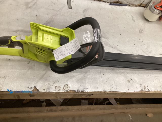 Lot 49-5545253 - RYOBI 40V 24 in. Cordless Battery Hedge Trimmer (Tool Only) orange trim piece not included. Cutting ...