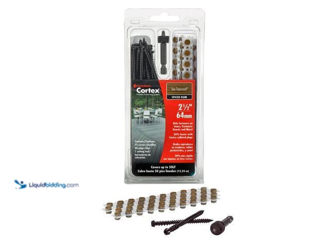 Lot 49-5440034 - FastenMaster
Collated Cortex Hidden Fastening System for Trex Transcend Decking - 2-1/2 in. screws ...