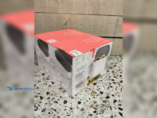 Lot 49-5489184 - QTY 2 - Qualia Multi-Purpose Countertop Compost Bin | 4L / 1 Gal ABS Plastic Slim Shape. Model #8100...