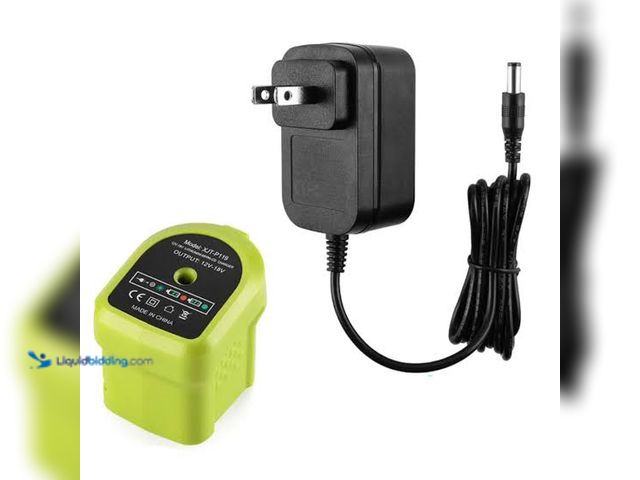Lot 49-5549886 - Ryobi 18V One + Battery Charger Model # P119 Unused Tested/Turns On
