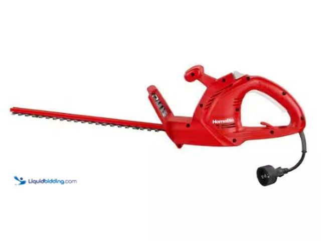 Lot 49-1569613 - Homelite 17 in. 2.7 Amp Electric Hedge Trimmer, Model # UT44110B, Slightly used.  Ref#SB0120