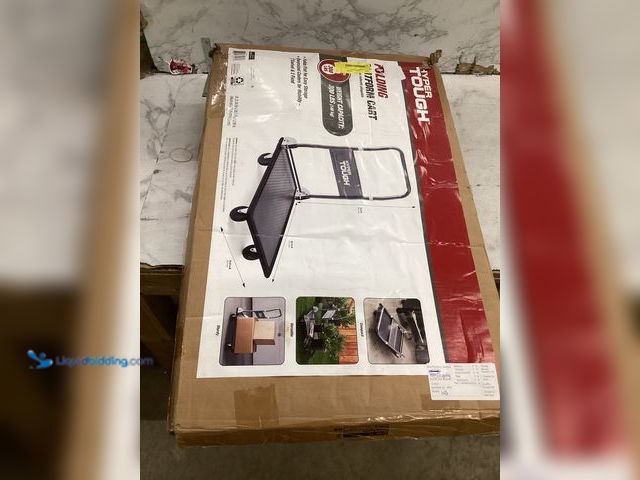 Lot 49-5551928 - Olympia Tools 300-lb Capacity Folding Platform Truck, 85-180 with Bonus Tumbler, Used
