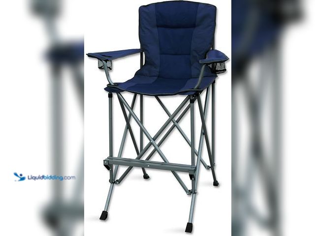 Lot 49-3523615 - RMS Extra Tall Folding Chair - 31" Seat Height Director Chair for Camping, Home Patio and Sports - P...
