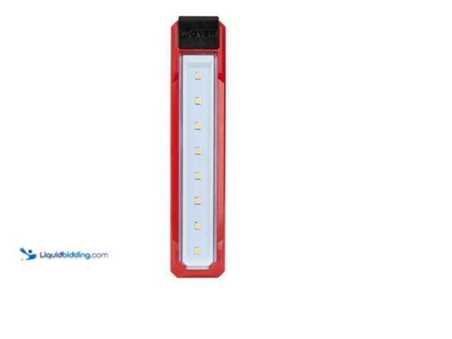 Lot 49-3566105 - Milwaukee
445 Lumens LED REDLITHIUM USB Rover Pocket Flood Light. Model # 2112-21. Unused