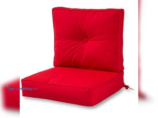 Lot 49-5545394 - Outdoor Patio Cushion (Red) Unused