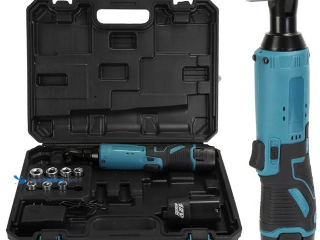 Lot 49-5436456 - Cordless Ratchet Wrench Set, 12V Electric Ratchet Driver with 400 RPM Speed, 7 Sockets, 2 x 1200mAh ...