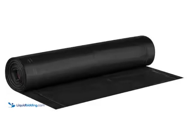 Lot 49-2005964 - HDX 10 ft. x 100 ft. Black 6 mil Plastic Sheeting, Model # CFHD0610B, Unused.   Ref#ASB0724
