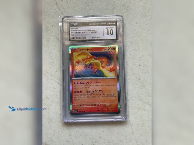 Lot 49-1804616 - WOW GRADED CARD!! POKEMON 2023 MOLTRES JAPANESE HOLO