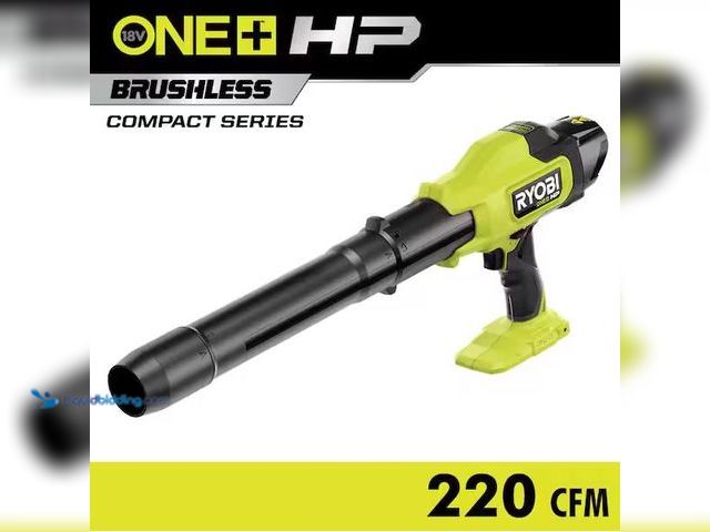 Lot 49-1572263 - RYOBI ONE+ HP 18V Brushless Cordless 220 CFM 140 MPH Compact Leaf Blower (Tool-Only) Model # PSBLB01...