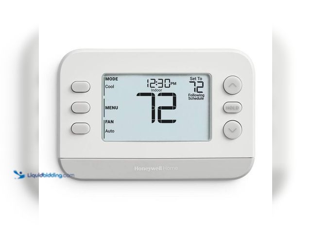 Lot 49-2024375 - Honeywell Home X2P Programmable Thermostat, Conventional/Heat Pump, Flexible Schedule. Model # RTH22...
