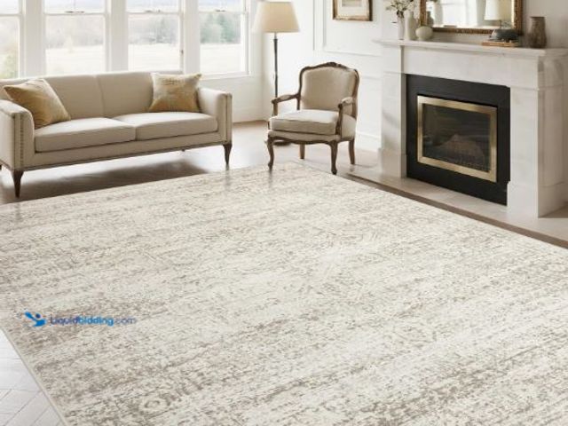 Lot 49-1544551 - Washable Rugs 9x12 Area Rugs for Living Room, Rugs for Bedroom, Large Carpets, Ultra Soft Faux Wool ...