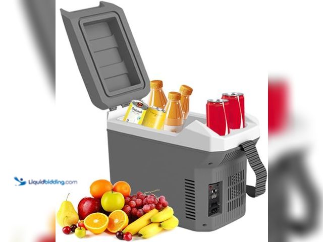 Lot 49-5414249 - TREFAN 8 Liter/Quart Electric Car Cooler & Warmer 12v Plug in Cooler with AC/DC Car Mini Fridge Port...