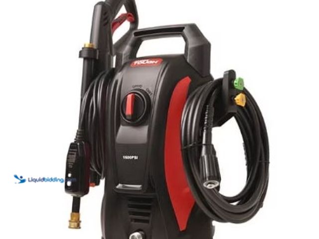 Lot 49-5538930 - Hyper Tough 1600 Psi at 1.2 GPM 120 V 60HZ 13A Electric Powered Cold Water Pressure Washer. Used wit...