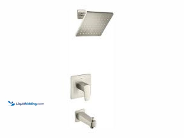 Lot 49-5407049 - GROHE Tallinn Single-Handle 1-Spray Bathtub and Shower Faucet in Brushed Nickel (Valve Included). Mo...