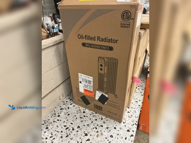 Lot 49-5485355 - INTERTEK Oil filled radiator. Model #3620502100012.Unused.