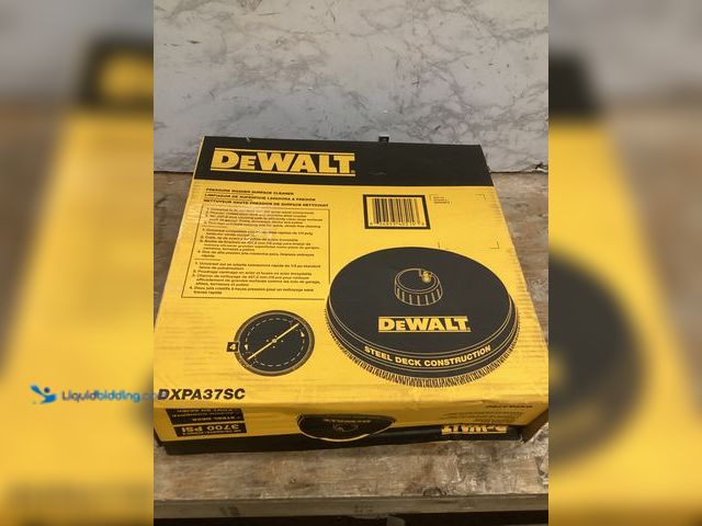 Lot 49-5461032 - DEWALT Universal 18 in. Surface Cleaner for Cold Water Pressure Washers Rated up to 3700 PSI, Model#...