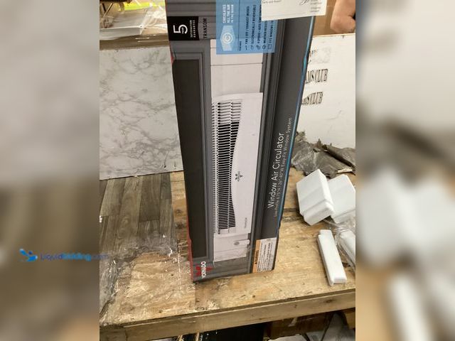 Lot 49-5411736 - Vornado Transom 26 in. 4-Speeds Window Fan with Remote Control Reversible Exhaust Mode Weather Resis...