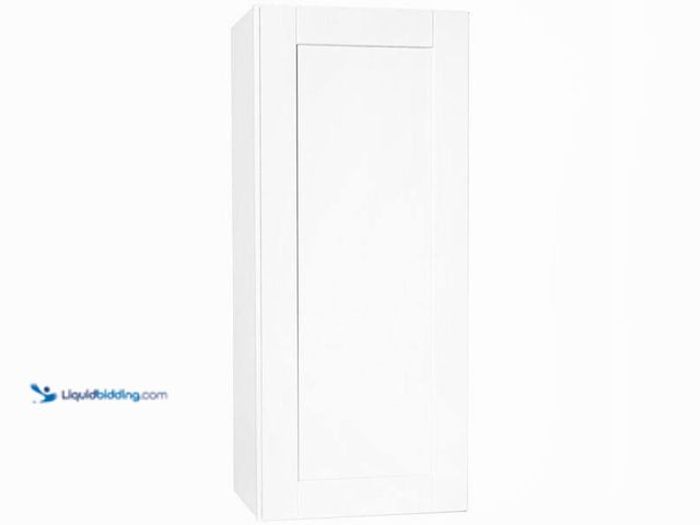 Lot 49-5476300 - Hampton Bay
Shaker 18 in. W x 12 in. D x 42 in. H Assembled Wall Cabinet in Satin White. Item is Un...