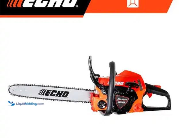 Lot 49-1568888 - ECHO 14 in. 34.4 cc Gas 2-Stroke Rear Handle Chainsaw with Automatic Chain Oiler Model # CS-3410-14,...